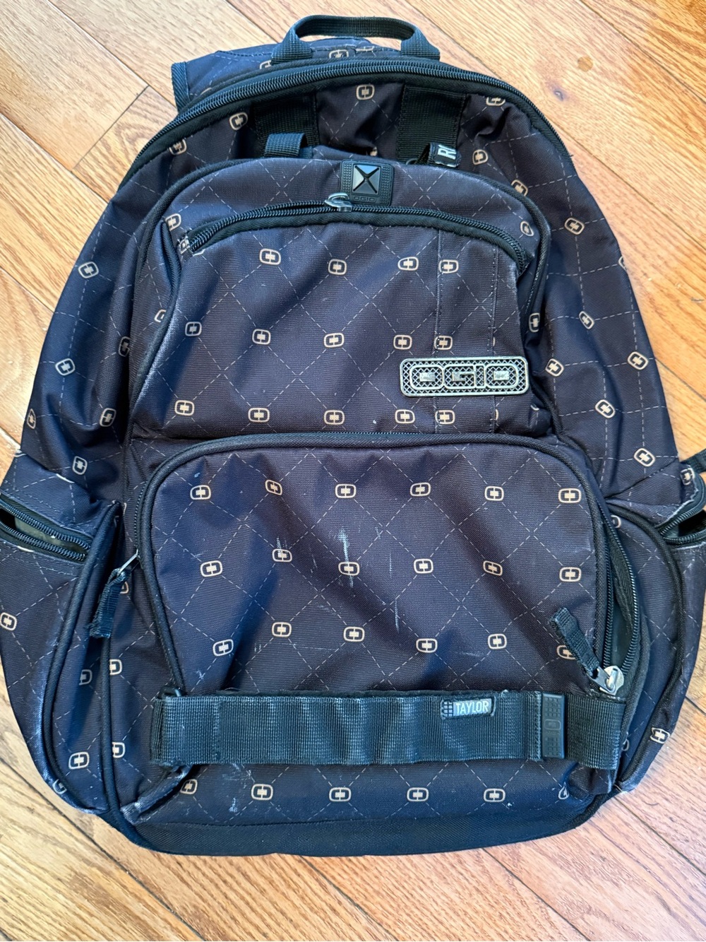 OGIO Black & Gold Taylor Skate Laptop Backpack